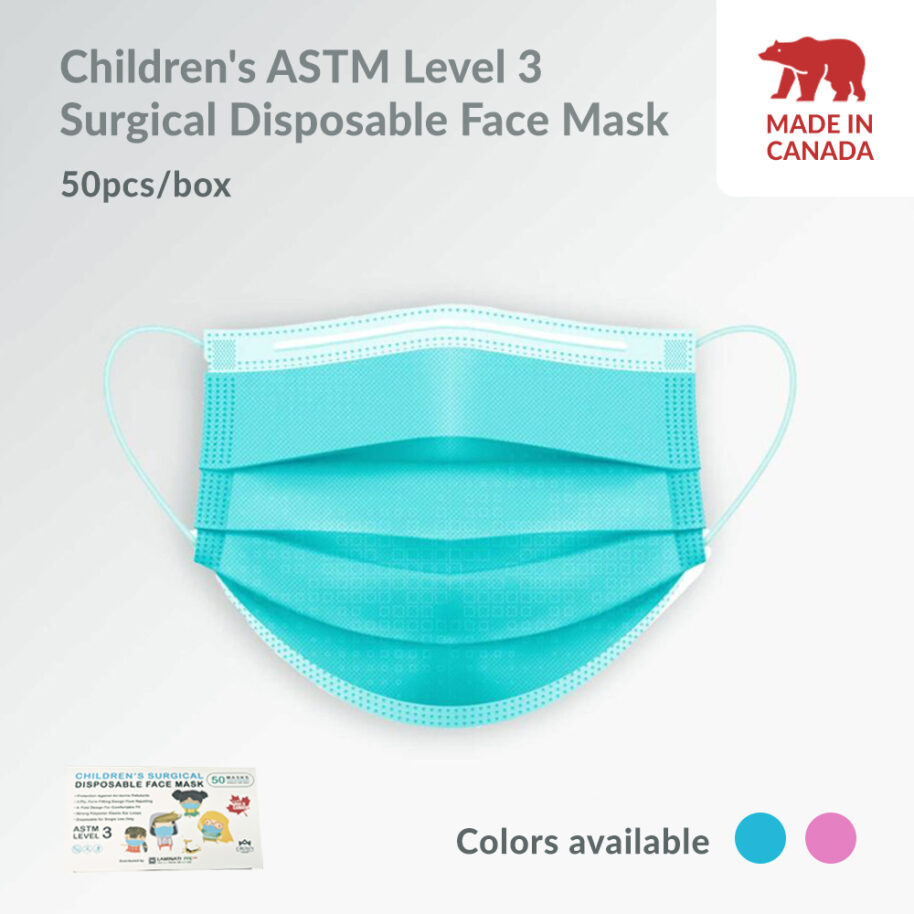 Crown Childrenâ€™s Surgical Disposable Face Mas