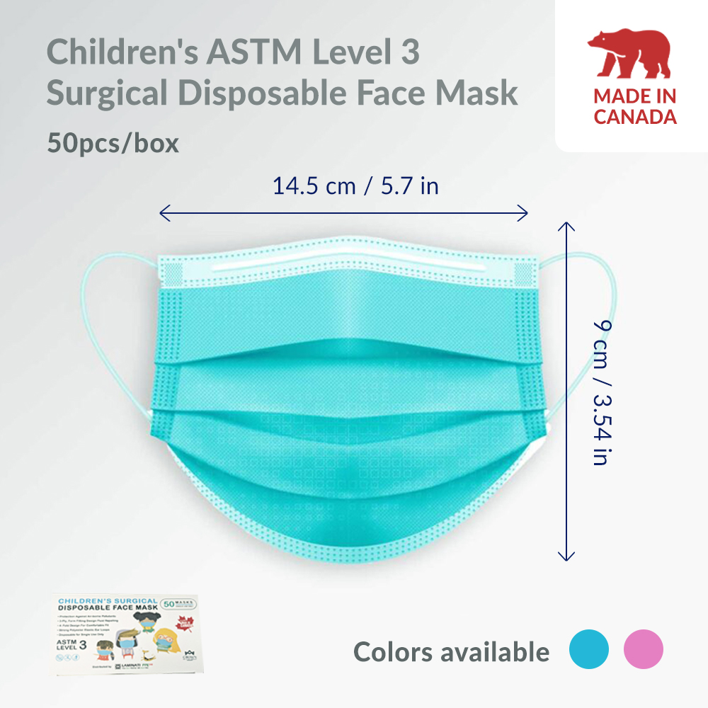 crown-mutual-group-children-face-mask-level-3-dimensions