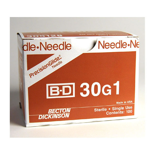 PrecisionGlideâ„¢ Hypodermic Needle, 30GA